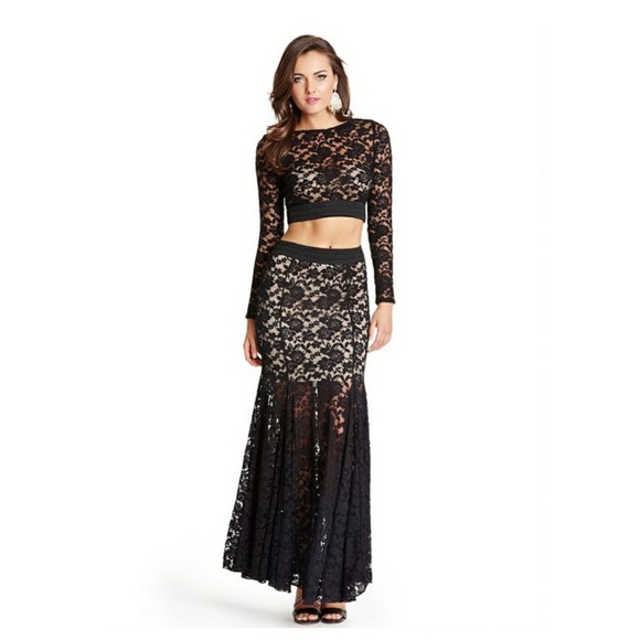Dresses & Skirts - Channel bohemian chic style Lace 2 piece gown 👗